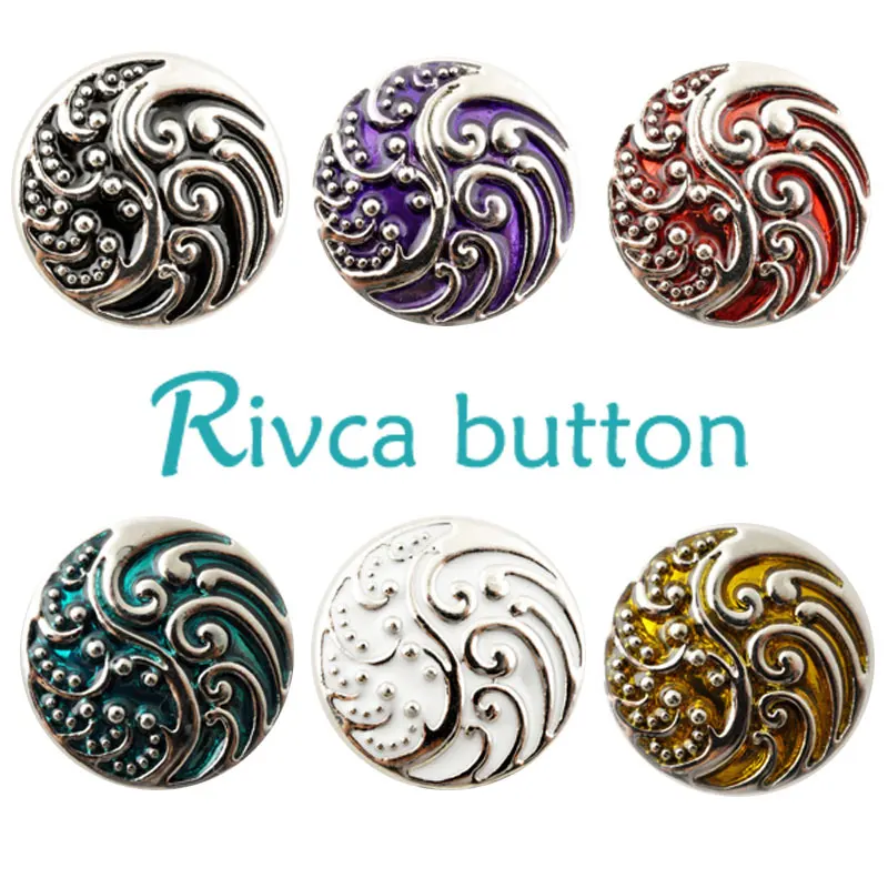 

D01298 OEM ,ODM welcome rivca button for real bracelet