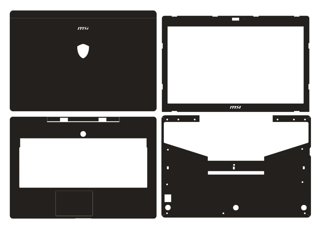 Специальный Ноутбук углеродного волокна виниловая кожа наклейки чехол для MSI GS70 17,3-дюймов