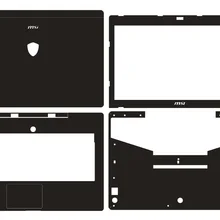Специальный Ноутбук углеродного волокна виниловая кожа наклейки чехол для MSI GS70 17,3-дюймов
