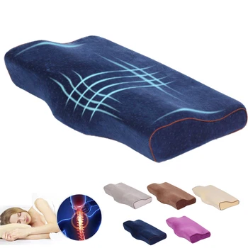 

Butterfly Shaped Memory Foam Pillow Bedding Pillows Relax The Cervical Spine Adult Slow Rebound Sleeping Pillows