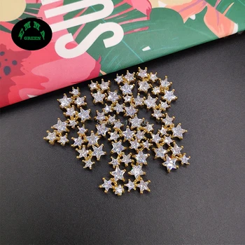 

Crystal Charms for Bracelets Zircon Charms 10pcs Babysbreath Flower Charm Stars Charm Pendant for Jewelry Making Bracelets Charm