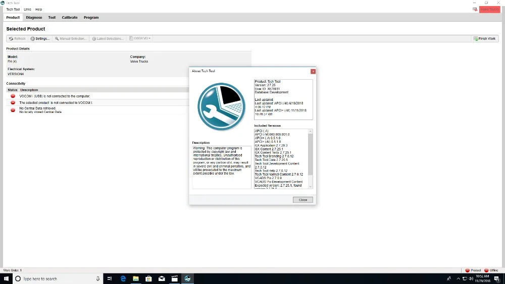 Volvo premium tech tool