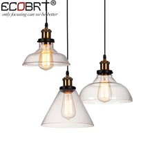 New American Country Retro Vintage Glass Lampshade Pendant Light E27 Glass Pendant Lamp for Restaurant Coffee bar Clothes shop nordic vintage pastoral bird glass lamp wroungh iron pendant light for restaurant inner coffee bar decorative fixture