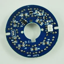 Wholesale SODIAL(R) 2″ Round Board 36 IR Red LED Lamp for CCTV Security Camera