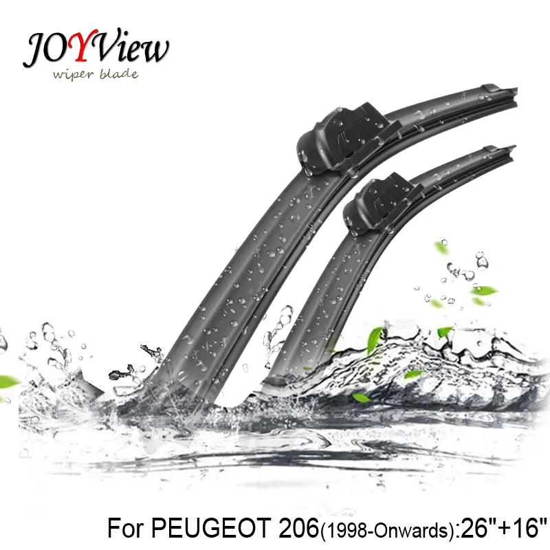 U-крюк 2"+ 16" автомобиль стеклоочистителя подходит для PEUGEOT 206(98-) PEUGEOT 206SW(02-07), из 2 предметов много, высокое качество