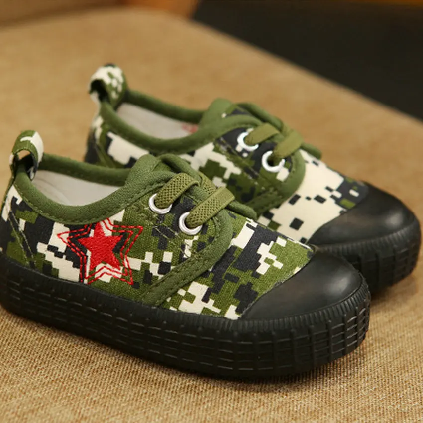 

Baby Boy Shoes For 2 Years Camouflage Frenulum Children's Canvas Baby Shoes 2019 New Style
