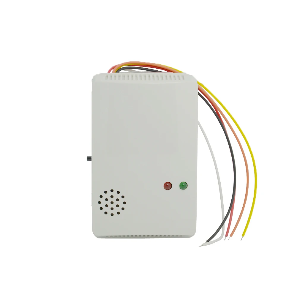 

10pcs 12VDC Wired Home Security Protection Coal Natural Gas LPG Alarm detector Gas leak sensor switch NC/NO relay output