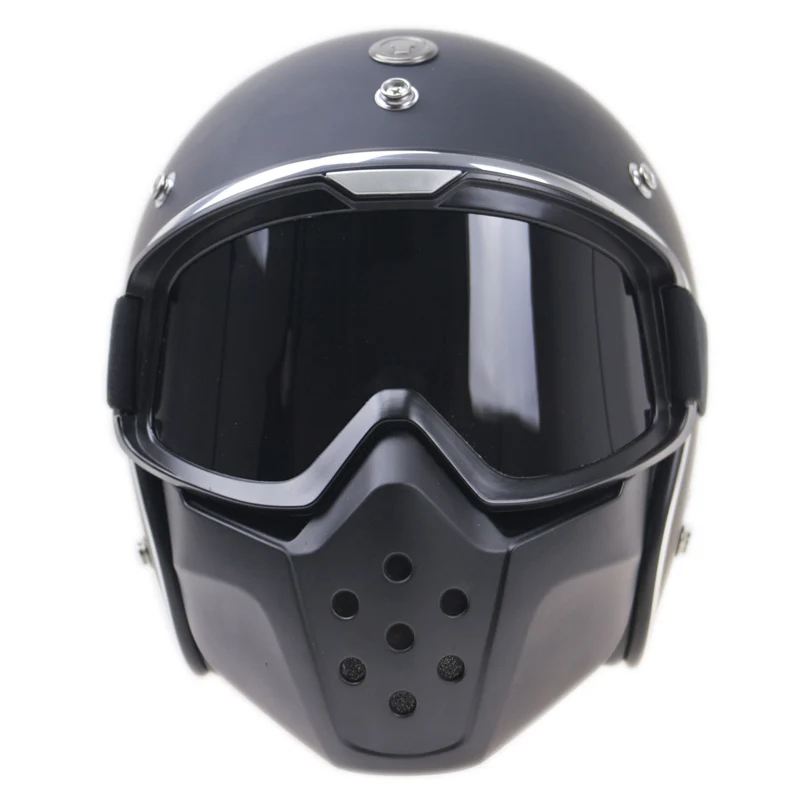 

Professional JET helmet mask motorcycle rider goggle mask detachable and multifunction