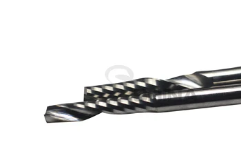 

5pcs 6mm CNC Milling Cutter One Flute Tungsten Spiral End Mill CNC Router Bits for Acrylic MDF 6*28mm