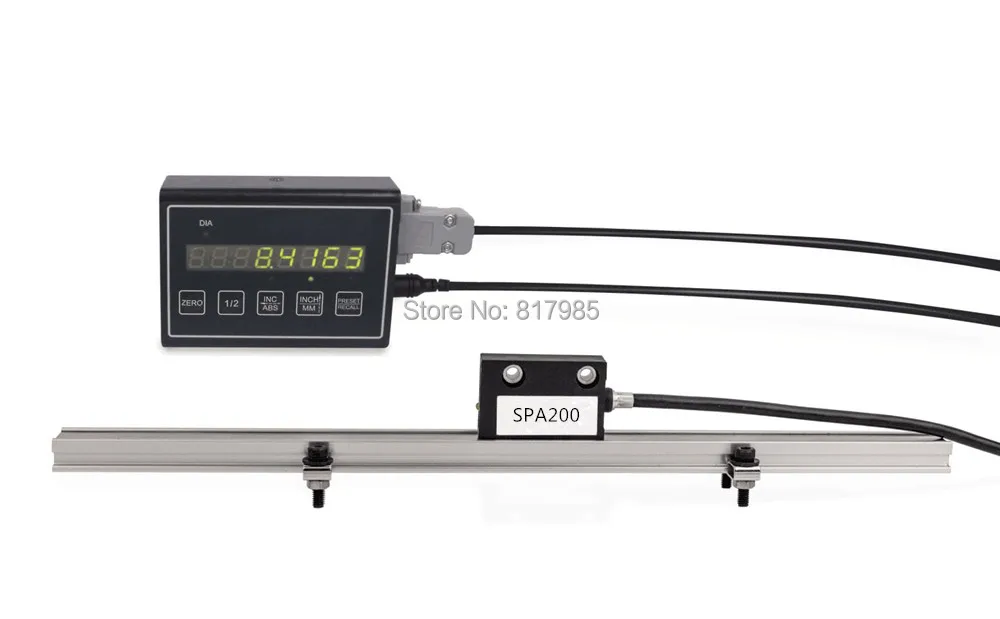

magnetic sensor +tape ,5um magnetic scale with single axis digital readout dro