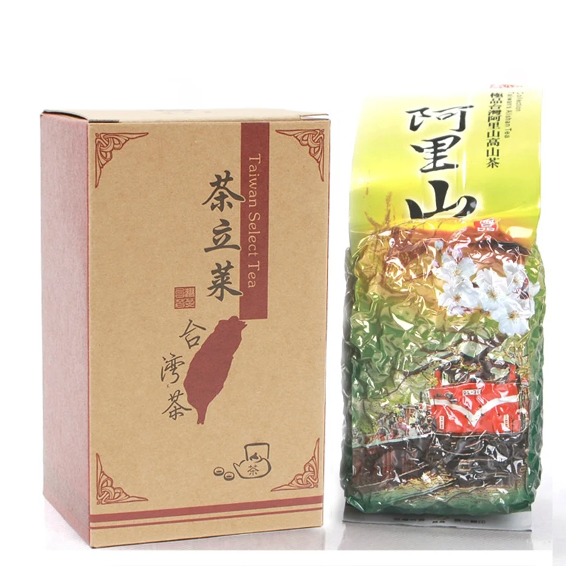 

Hotsale 2015 Alishan TaiWan Oolong Tea 150g/Box Authentic High Mountain Oolong Tea ChaLiLai Original Hand-picking Oolong Tea