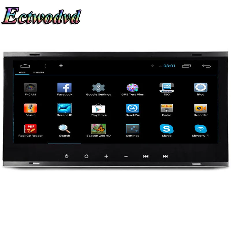 Clearance Ectwodvd 8.8inch Octa Core Android 8.1 Car DVD GPS Navigation Radio Stereo for VW Touareg 2003-2010 for T5 Multivan 2009-2010 3