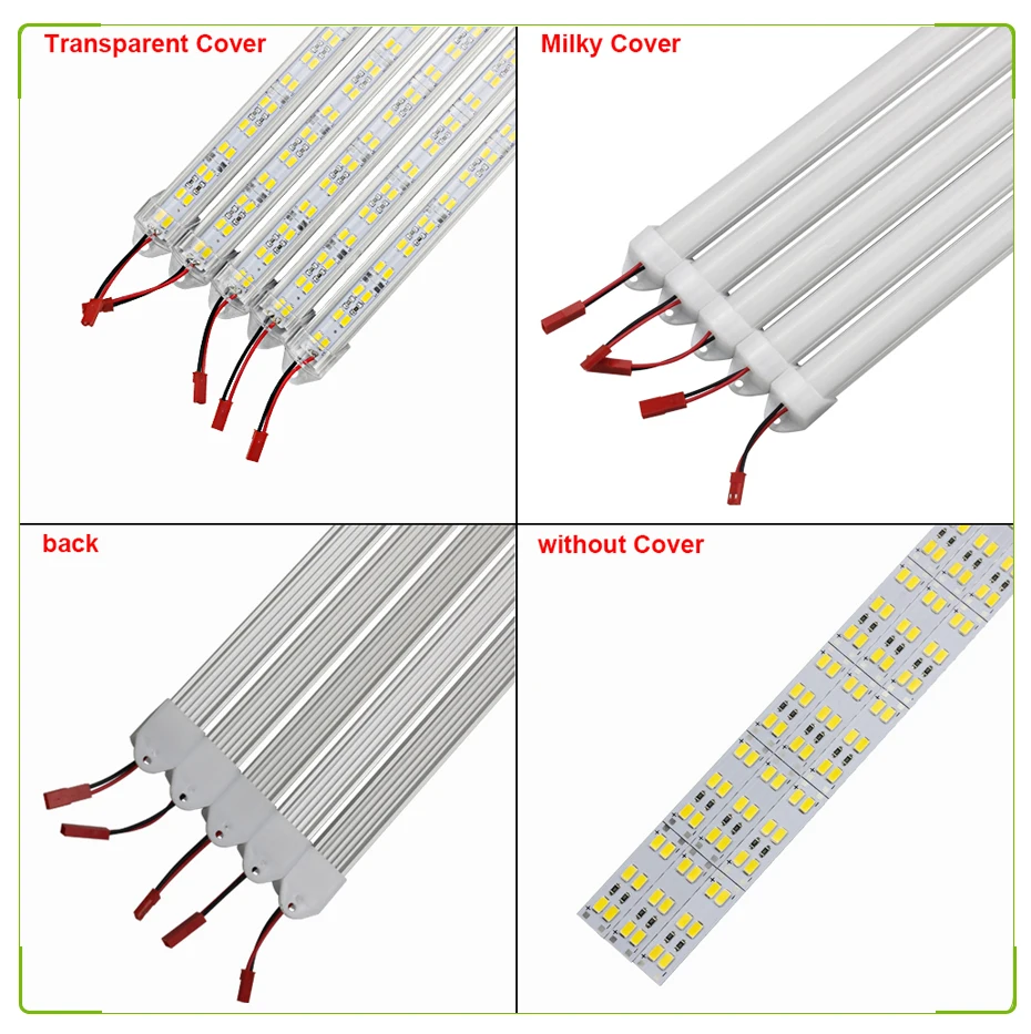 RAYWAY DC12V 50 см светодиодный бар свет 72 светодиодный s двухрядные 5630/5730 SMD Жесткая светодиодная полоска бар свет для Кухня под кабинет