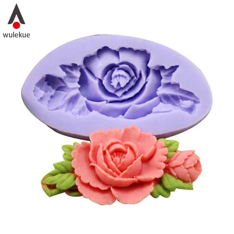 

Wulekue 1PCS Silicone Flower Baking Fondant Mold For Chocolate Cake Decorating Tools Polymer Muffin Tray Bakeware Decoration