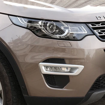 

MONTFORD For Land Rover Discovery Sport 2015 2016 2017 ABS Matte External Side Front Fog Light Lamp Cover Trim Molding Garnish