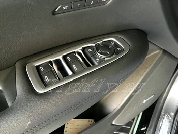 

Car Styling ABS Matte Window Switch Adjusting Button Cover Frame Trim 4pcs For Cadillac XT5 2016 2017