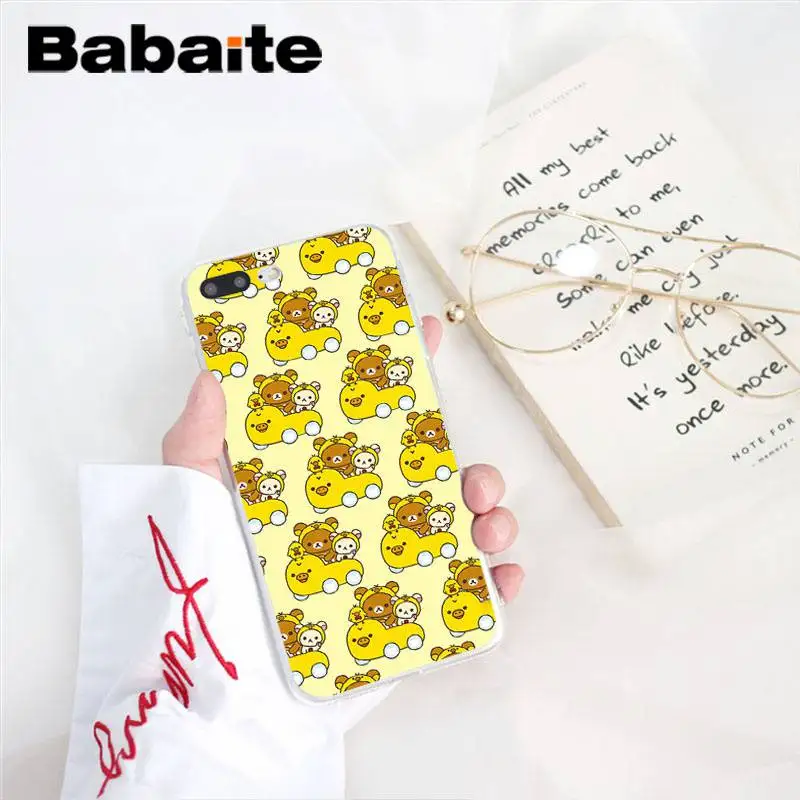 Мягкий силиконовый чехол Babaite Rilakkuma из ТПУ для телефона iPhone 8 7 6 6S Plus X XS MAX 5 5S SE XR 10 11 11pro 11promax - Цвет: A16