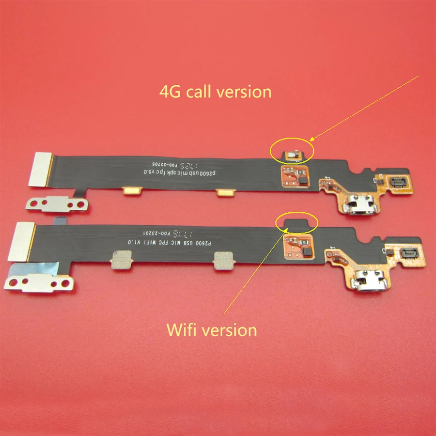 

1PCS original microphone USB connector flexible cable, suitable for Huawei M3 tablet computer BAH-AL00/W09/P2600USB repair parts
