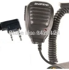 

Free shipping new Tactical Headsets Hunting Accessories Baofeng Speaker Mic for BAOFENG UV-5R 5RA/B/C/D/E UV-3R Walkie Talkie