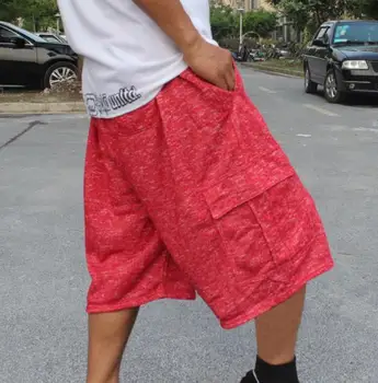 

Men Shorts Streetwear Summer Walking Shorts Trouser Men's Plus Size M-6XL Loose Short Trousers Mens Half breeches Male Bottoms