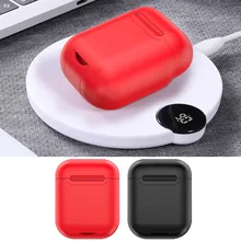 Vococal Soft Silicone Wireless Charging Case Protective Cover Box For Apple AirPods Air Pods Any Qi Wireless Charger Gadgets