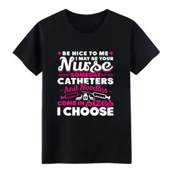 Мужская медсестра-медсестра Футболка Дизайн Хлопок евро размер S-3xl наряд Милый Забавный повседневный летний Стиль Kawaii рубашка