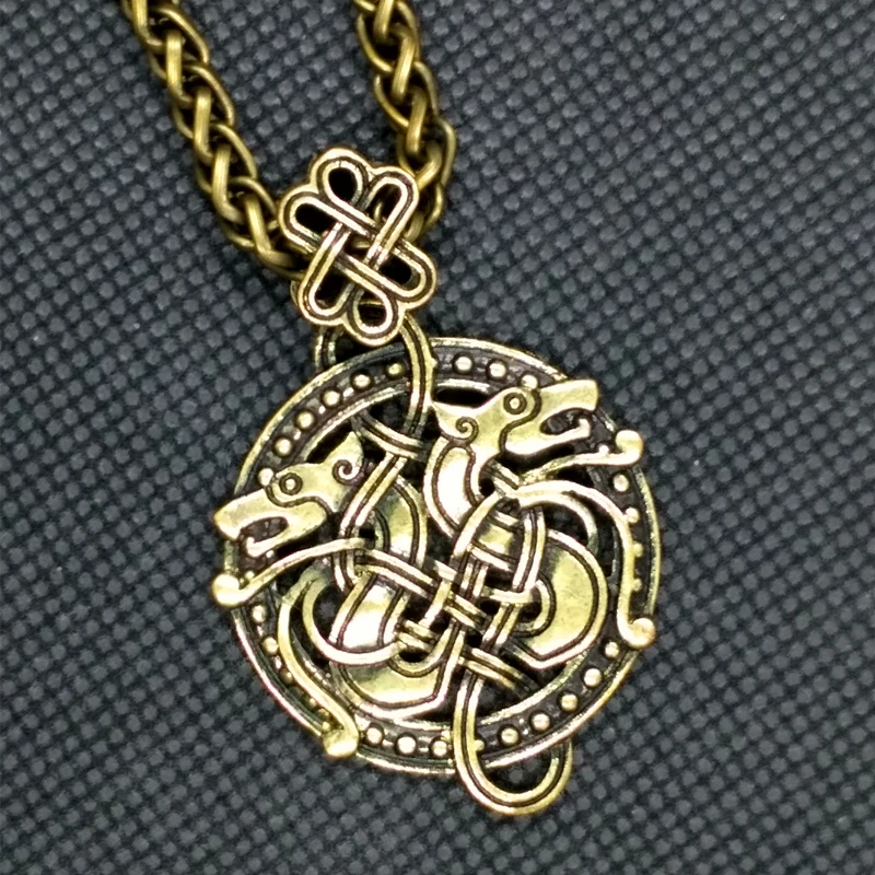 1 шт. Odin Sleipnir ожерелье с кулоном викинга Дракон Valknut Чокеры мужские ювелирные