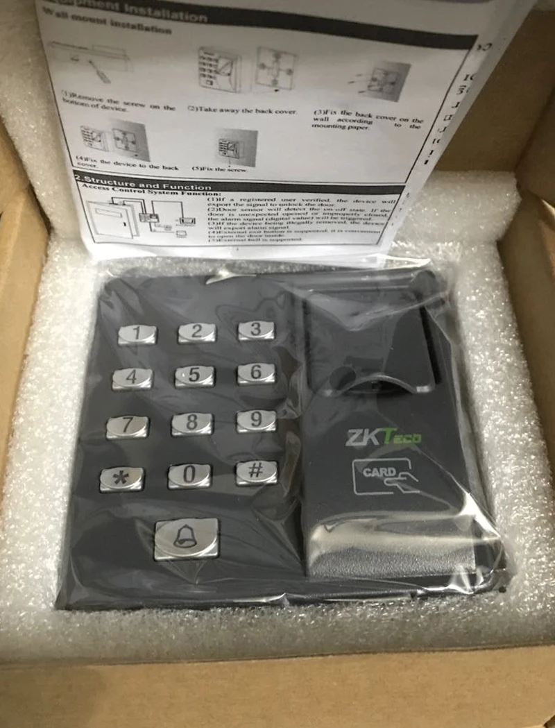 Zk X7 500 емкость шаблонов инновационный биометрический считыватель отпечатков пальцев для приложений контроля доступа с кардридером и клавиатурой