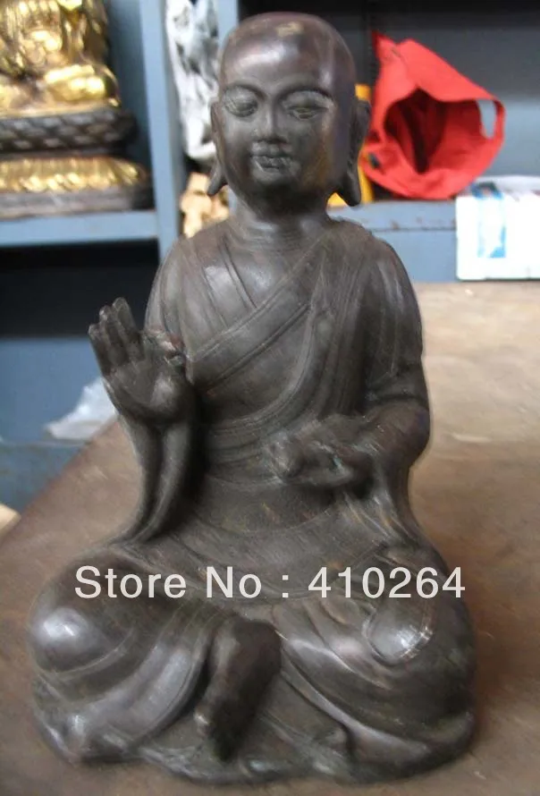 

18cm King of the underworld Buddha bronze statue