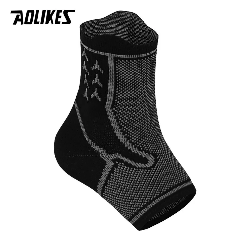AOLIKES 1 шт. спортивный безопасный с поддержкой лодыжки эластичный Защитная поддерживающая стяжка Баскетбол Футбол защита фиксирующая поддержка лодыжки