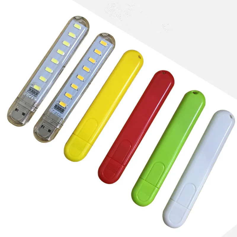 Ночники YIYANG 2019 супер яркие 8smd портативные USB светодиодный лампы лампа для книг