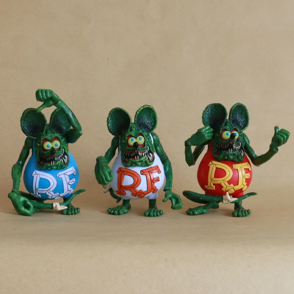 

Classic Famous Big Daddy Cartoon Image Rat Fink Action Figure Model Toys