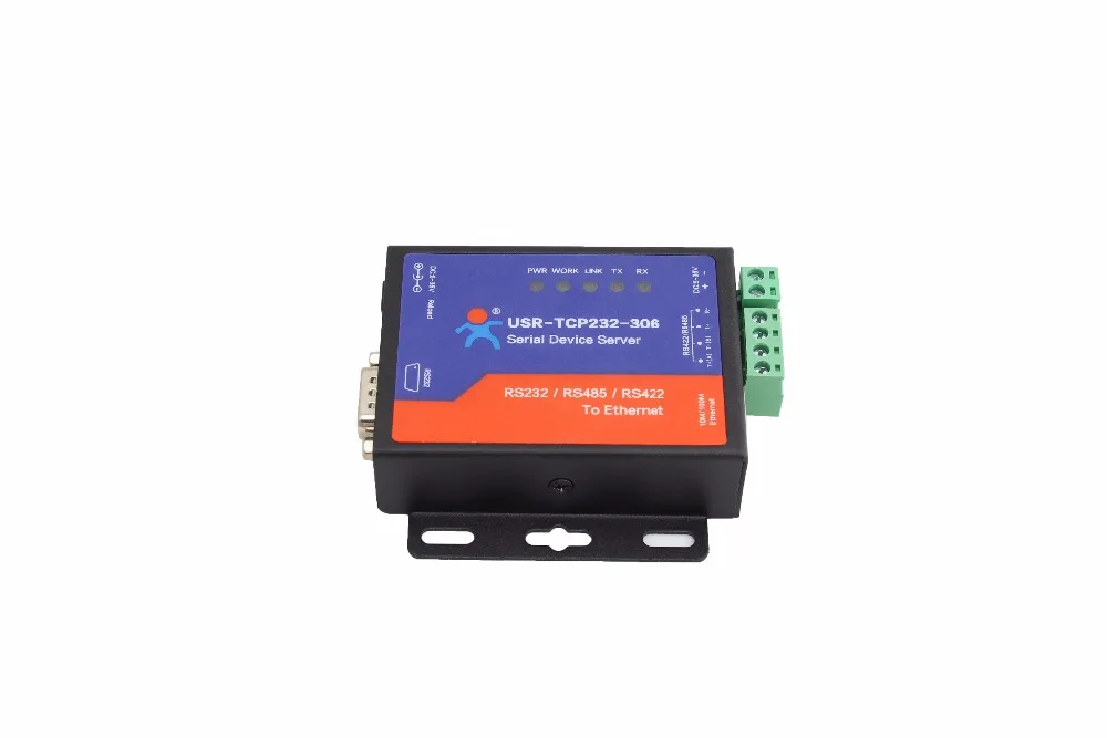 USR-TCP232-306 Ethernet Converters RS422/RS232/RS485 Serial to Ethernet Support DNS DHCP Buit-in Webpage Q19486 