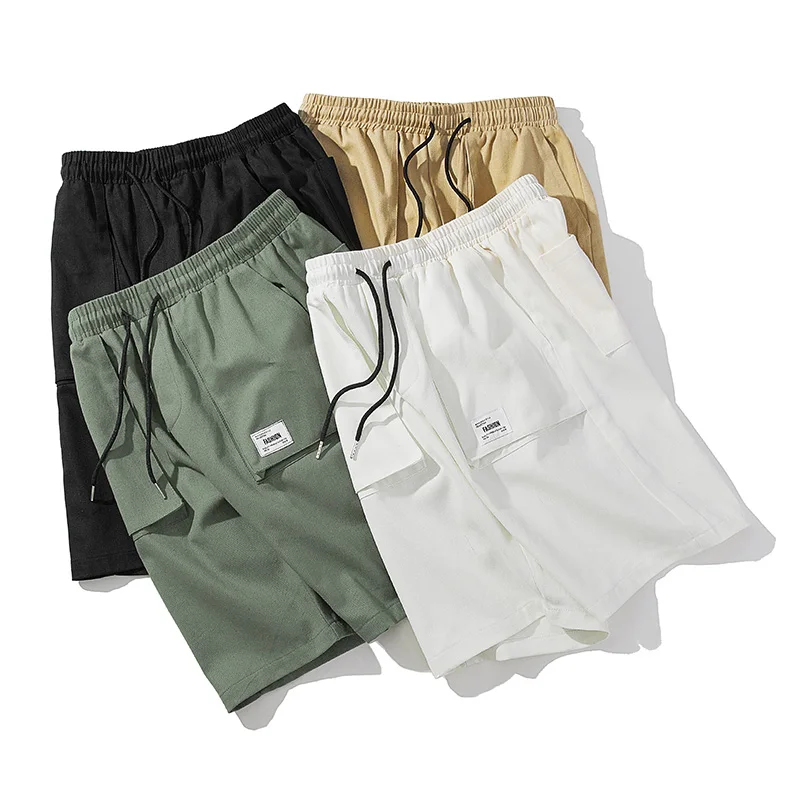 

2019 New Loose Cargo Shorts Men Cool Summer Military Short Pants Hot Sale Cargo Shorts No belt M-5XL