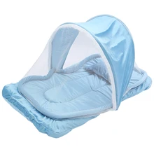 Детская складная противомоскитная сетка s кровать, палатка с дном для детей ясельного возраста детская противомоскитная сетка складные дорожные сетки Уход за ребенком