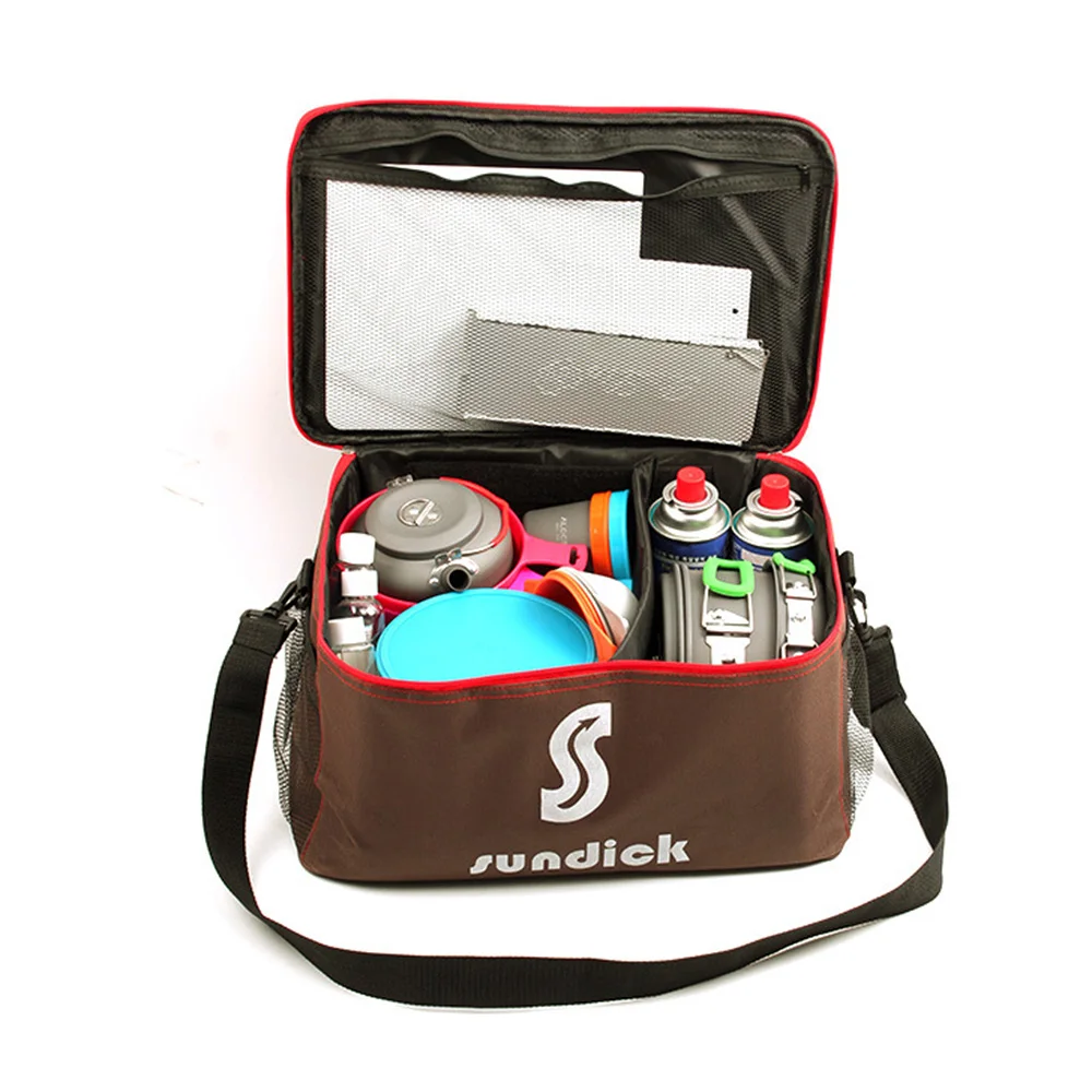 Outdoor Camping Stove Tableware Burners Kitchen Cutlery Cookware Bag