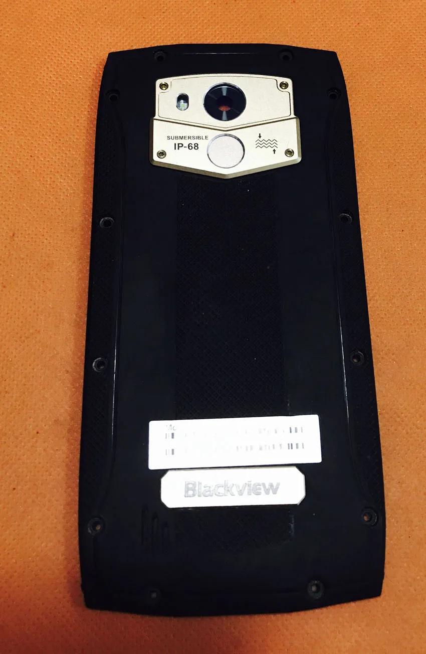 

Used Original Protective Battery Case Cover+camera lens +loud speake for Blackview BV7000 Pro MT6750T Octa Core Free shipping