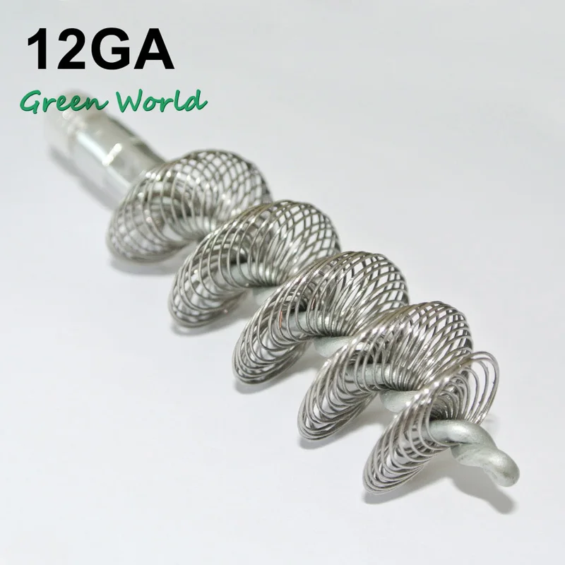 Green World 5 шт./лот 12GA кисть Торнадо, щетка для чистки ружья, резьба 5/1"* 26T