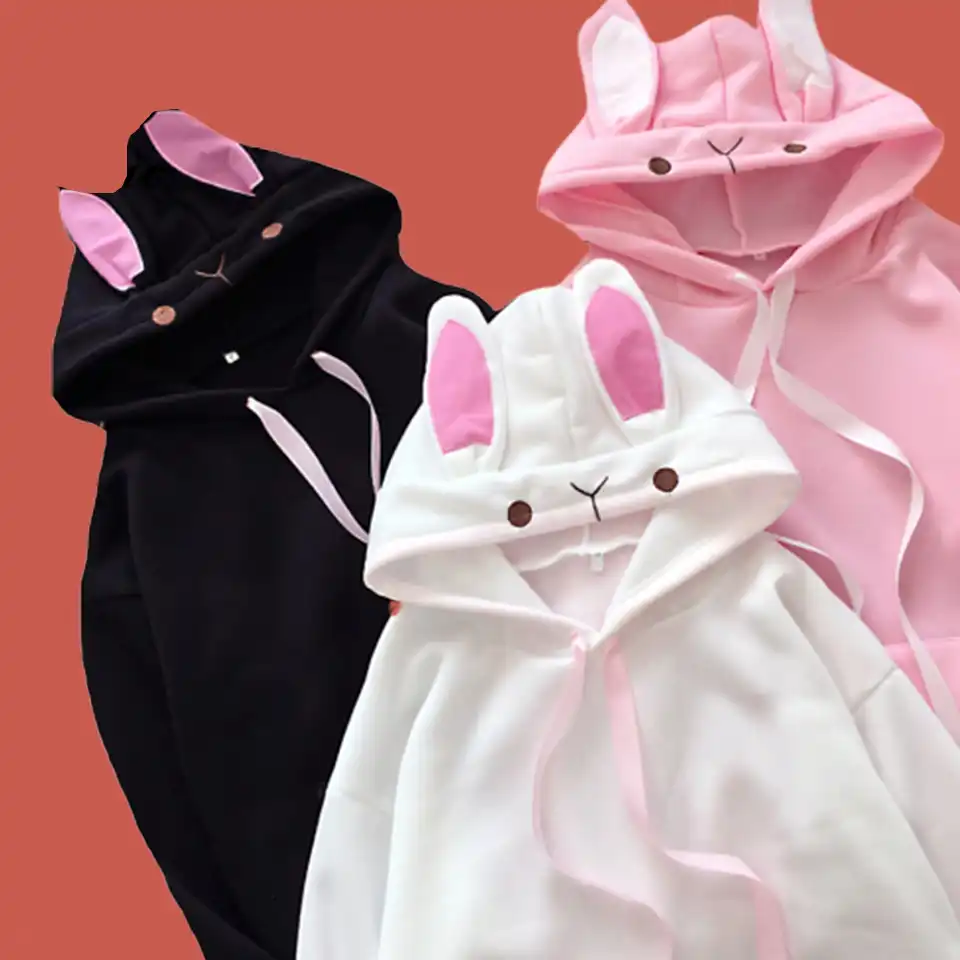kawaii bunny hoodie