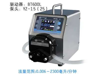 

BT600L YZ15 Intelligent peristaltic pump Adjustable High Big Flow Control Lab Liquid Pump 0.006~1700ml/min