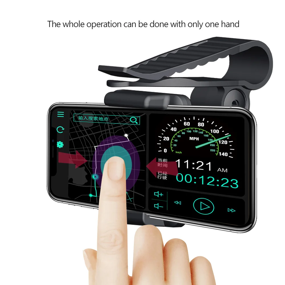  Universal Auto Sonnenblende Phone Halter-standplatz Für Samsung Für iPhone Handy GPS PDA MP4 Kamera