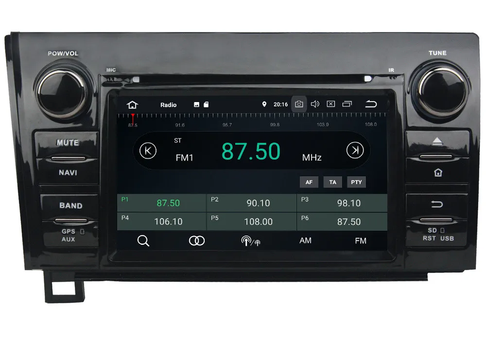 Excellent KLYDE 4G Octa Core Android 8 7.1 4GB+32GB Car DVD Player Radio GPS For Toyota Tundra Sequoia 2007 2008 2009 2010 2011 2012 2013 3