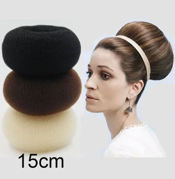 

15CM Super Large Hair Volumizing Scrunchie Hair Donut Ring Style Bun Maker Bump Large 5.9inch