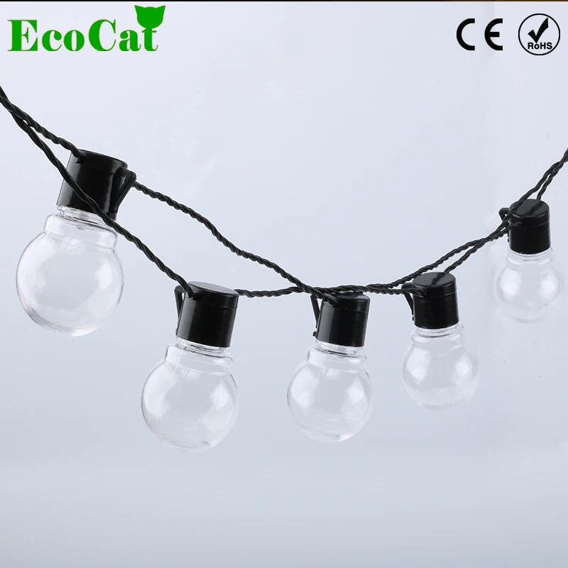 

LED Christmas Lights G45 LED Bulb Globe Connectable Festoon Party Ball string lamp fairy wedding garden pendant garland