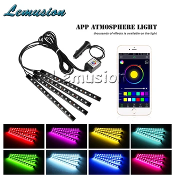 

Car Atmosphere Lamp For Android iOS APP Control For Mercedes W211 W203 W204 W210 W205 W212 W220 AMG For Cadillac CTS SRX ATS