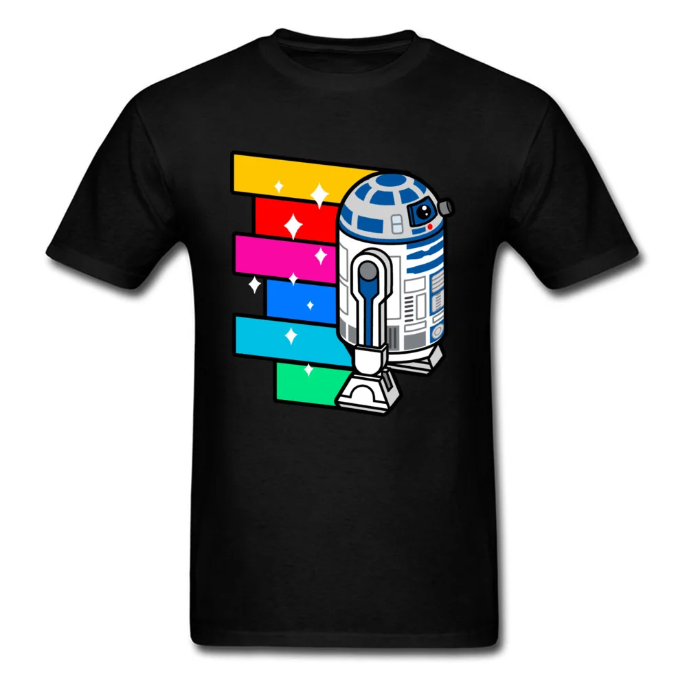 

Lasting Charm Pop R2D2 Zoom Star Wars T Shirt Men Sports T-shirt Hip Hop Colorful Robot Adult Tshirt