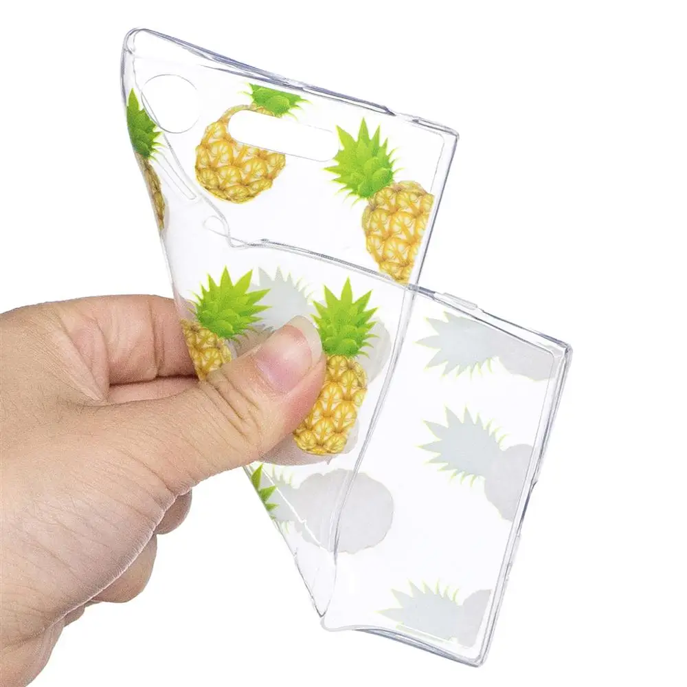 For Sony Xperia XZ1 compact case silicon cartoon animal painted transparent soft Gel TPU case for Sony Xperia XZ1 Compact cover