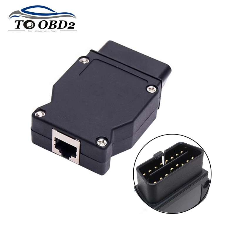 

OBD OBDII Adapter For BMW ENET Ethernet to OBD2 16Pin Connector Plug For BMW Cars Interface Fits BMW OBD2 Cable