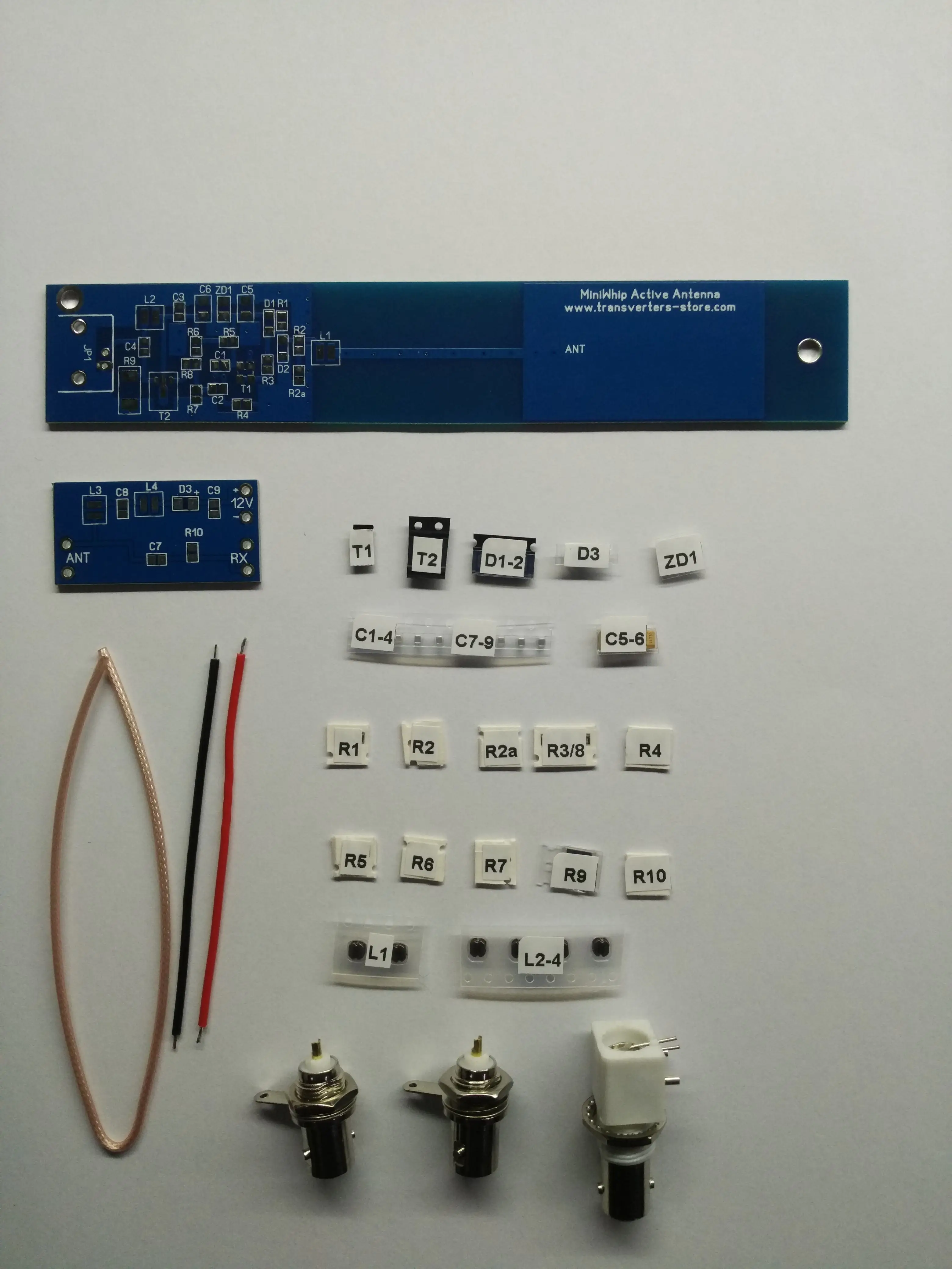 

DIY Kits 10 KHz- 30 MHz MiniWhip Active Antenna HF LF VLF Mini Ship Shortwave Sdr RX Receiving 1PCS