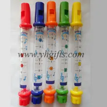 2 шт./Партия. Водный свисток игрушки для ванной, игрушечный музыкальный инструмент, звуковые игрушки, подарок на день рождения, рождественский подарок, 19 см